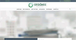 Desktop Screenshot of oradent.org